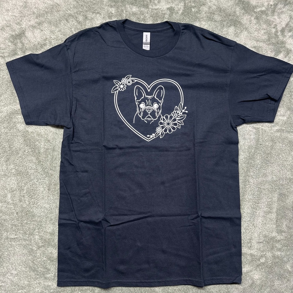 Frenchie‎ - French Bulldog - Graphic T-shirt - Size Large - Womens - Cute